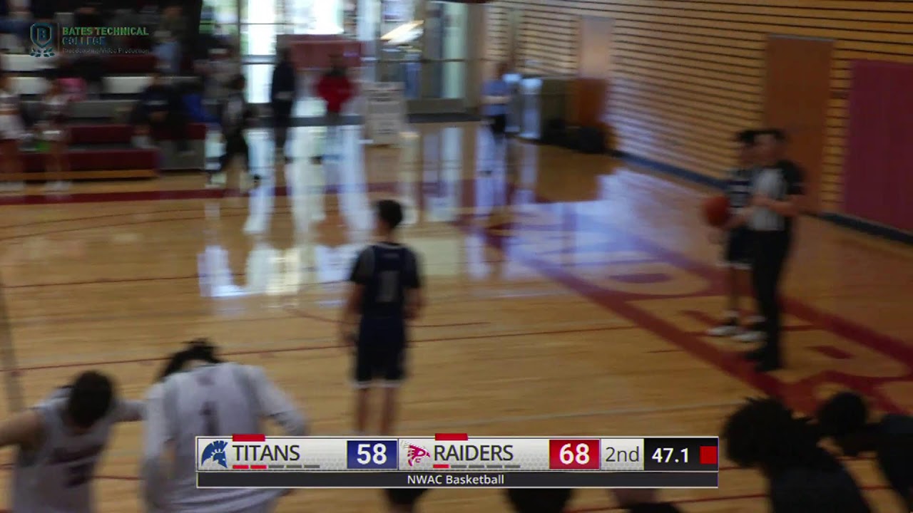 NWAC Men's BASKETBALL Titans vs Pierce College