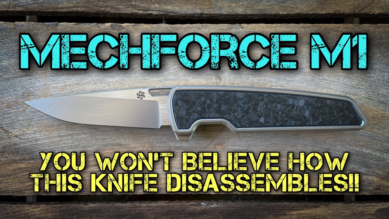 Mechforce M1 A premium American made EDC knife with a VERY unique