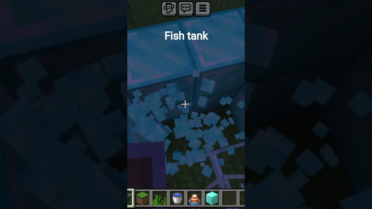 Popular fish 😁❤️ tank in minecraft