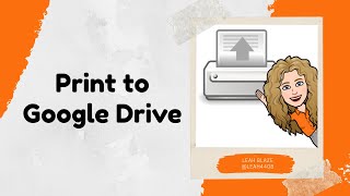Print to Google Drive