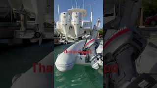 BOAT FAIL: How to pop an inflatable dinghy.  #inflatable #dinghy  #boatfails  #sailingbyefelicia