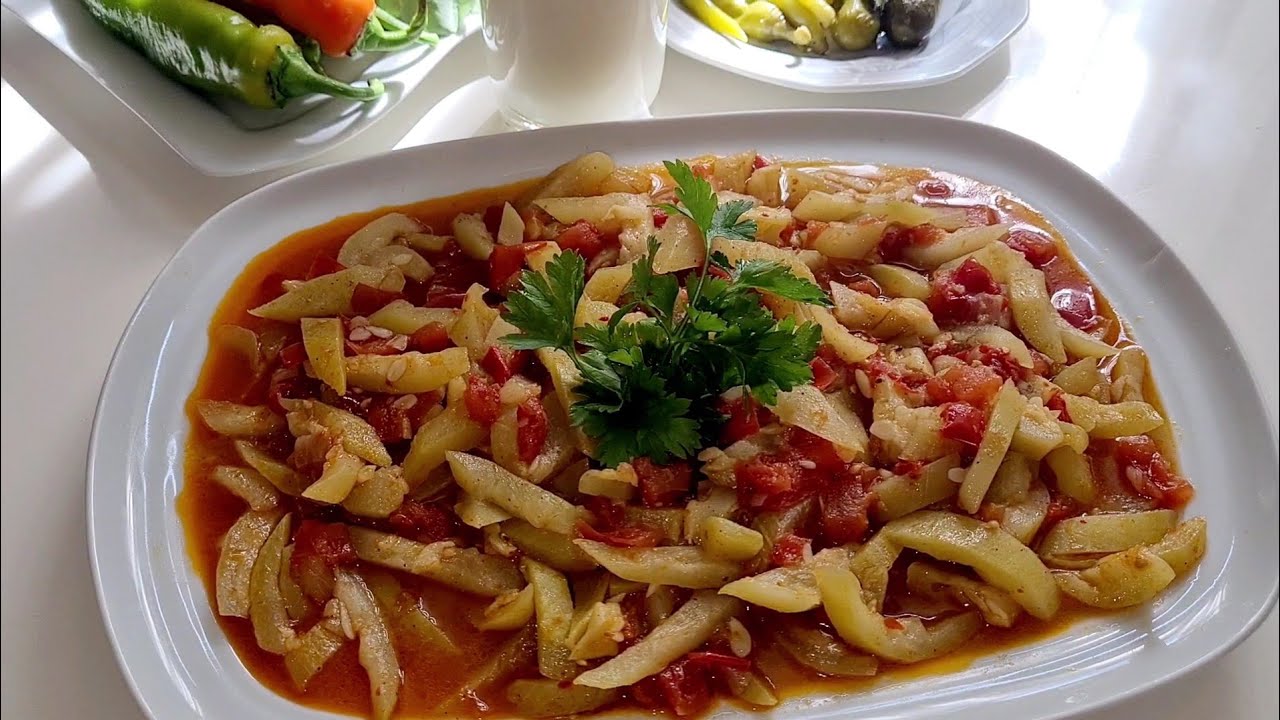 القرع الاخضر بالبندورة(مسقعة)بطريقة مميزة سهلة وسريعة والطعمة روعة لذيذ_جدا 🥰#اكلات_سورية #foryou