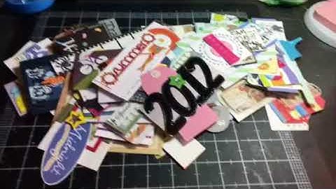 Scrapbook DIY Embellishment Clusters