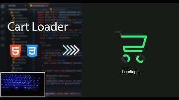 ASMR Programming - Cart loader Using HTML CSS || Hamidevity- NO Talking