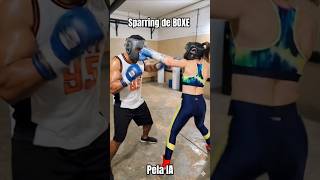 Sparring de BOXE pela IA #youtube #boxing #shorts #girl #sparring #video #aivideo #ai #model