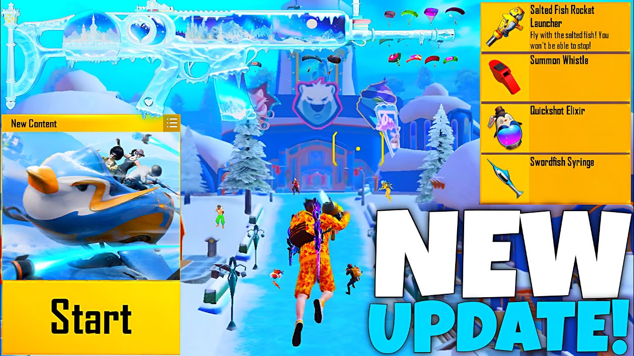 NEW 4.1 UPDATE!😍 MY FIRST BEST and FASTEST GAMEPLAY IN NEW FROSTY FUNLAND MODE🥶 | PUBG MOBILE