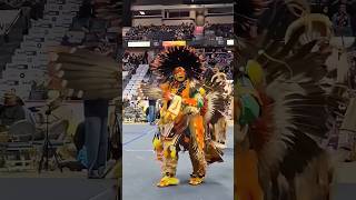 Men's Traditional Dancer Elvin Nicoteen #indigenous #powwow #culture #nativeamerican #shorts