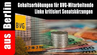 Gehaltserhöhungen für BVG-Mitarbeitende