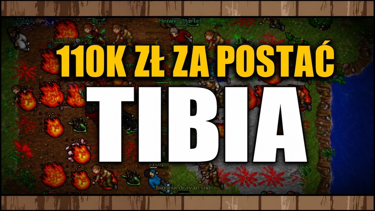 Tibia - Postać za ponad 100k ZŁOTYCH! @strojnyy