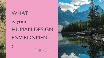 What is your Human Design Environment?