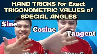 Hand Tricks for the Exact Trigonometric Values of Special Angles | #Trigonometry
