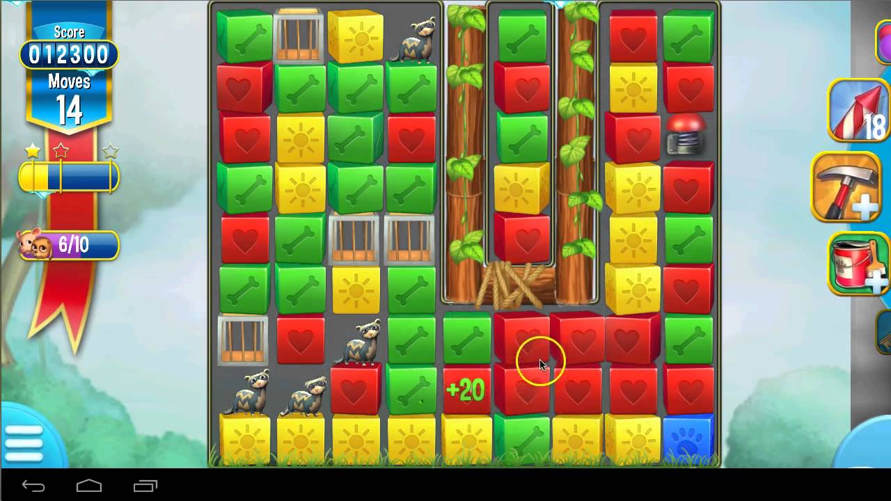 Pet Rescue Saga, Pet Island 15th February Level 9