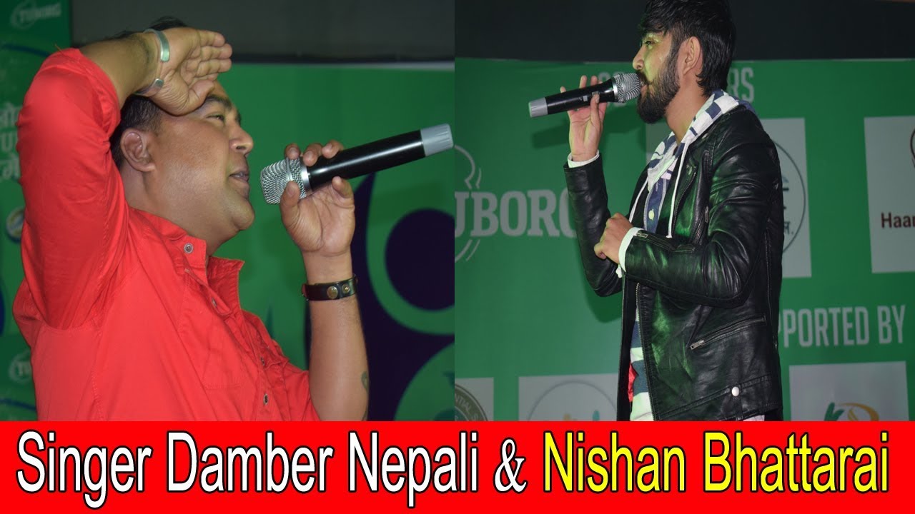 Nishan Bhattarai And Damber Nepali Famous Singer Of Nepal In Same Nishan Bhattarai And Damber Nepali Famous Singer Of Nepal In Same