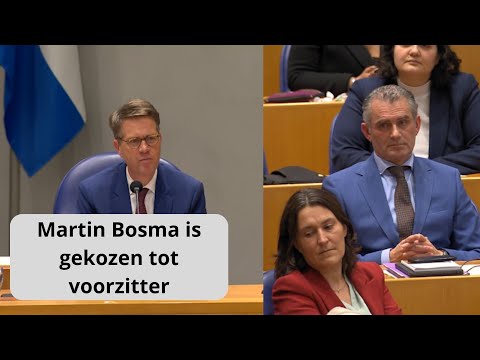 Martin Bosma (PVV) is gekozen tot nieuwe voorzitter van Tweede Kamer: Geert heeft de prijs betaald