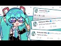 Miku reads her tweets but gacha  original by odakuram