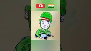 What's inside Indian army mind ?? Indian army drawing #shorts #trend #viralvideos #drawing #15august screenshot 4