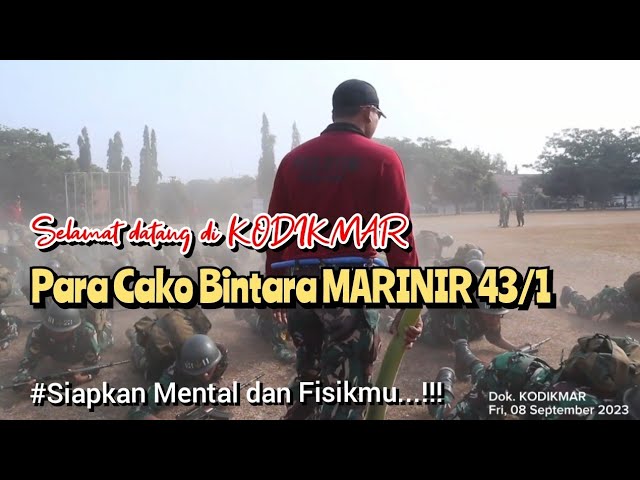 Pesan Wadan Kodikmar pada Siswa DIKMABA 43/1 Kejuruan MARINIR TNI AL, selesai Upacara Buka Dik. class=
