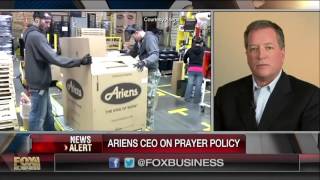 Ariens CEO on prayer policy