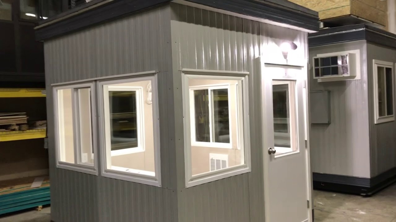 8 X 8 Guard Booth, Guard House, Security Guard ShackManufactured by