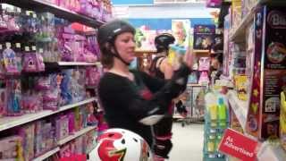 Billings Roller Derby Dames roll through Walmart for kids
