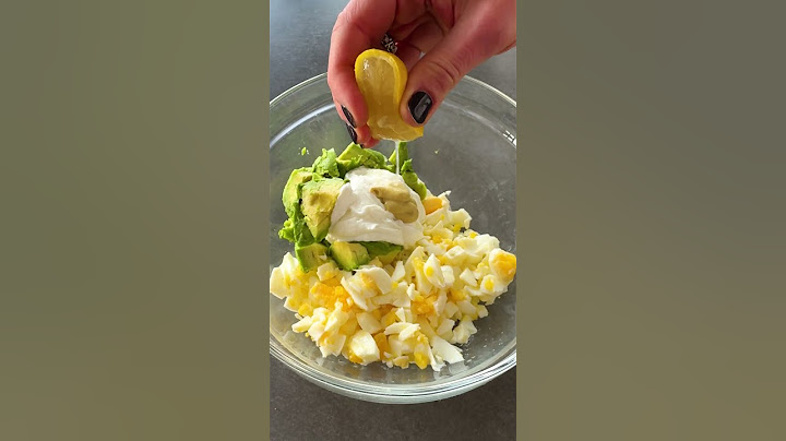 Avocado Egg Salad 🥑🥚