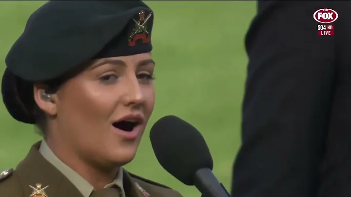New Zealand National Anthem ~ ANZAC DAY 2022 at th...