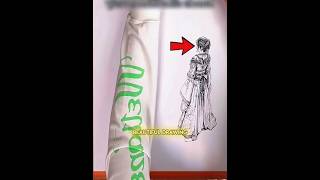 This artist ruined his own drawing by drawing lines on it 😳 #shorts