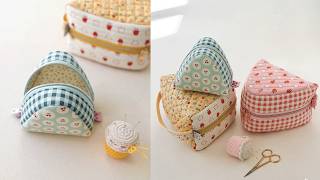 The Cutest Triangle Pouch & Bag | Sweet Slice Pattern