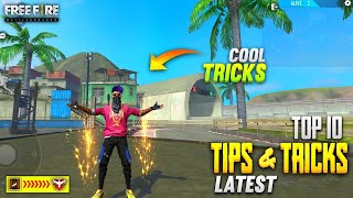 Top 10 New Tricks in Free Fire| Cool Op Tricks Of Garena Free Fire