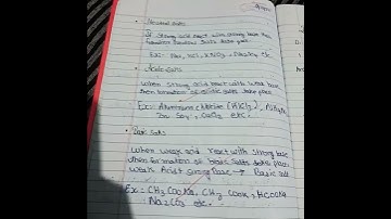 Dav school Class-7 Science Chapter 4 Acid Bases And Salt NOTES AND QUESTION ANSWER #dav #science