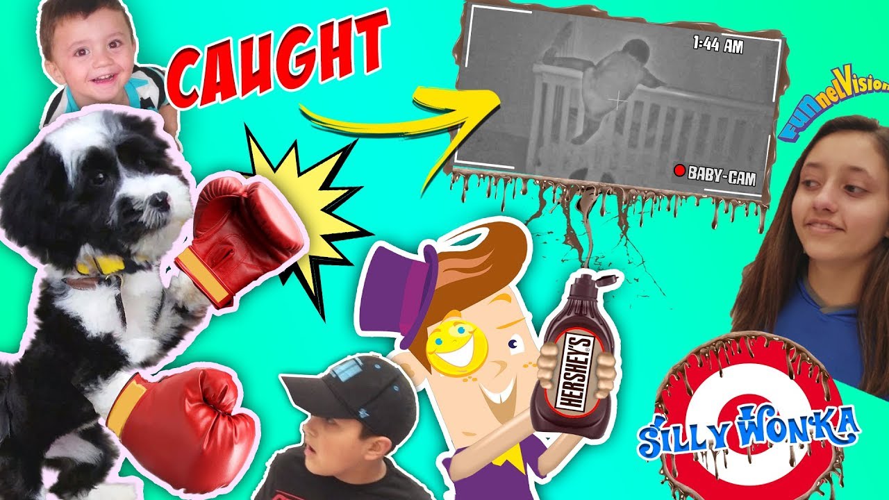 SOMEBODY EXPLODED CHOCOLATE in TARGET! Puppy Boxing & Caught Shawn Doing What? (FUNnel Vision Vlog) - SOMEBODY EXPLODED CHOCOLATE in TARGET! Puppy Boxing & Caught Shawn Doing What? (FUNnel Vision Vlog)