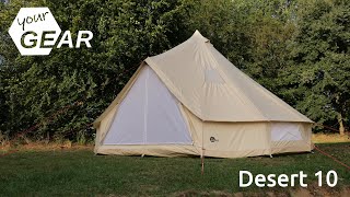 Yourgear Desert 10 Tipizelt Familienzelt Aus Baumwolle