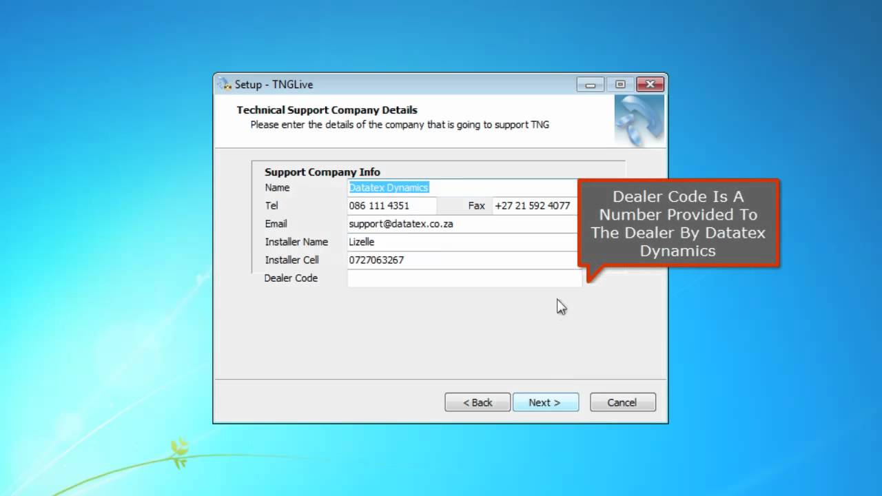 TNGLive Visual Installation Guide
