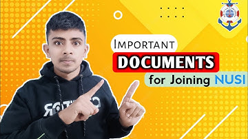 What DOCUMENTS Require while Joining NUSI Academy || Skylar Rohit
