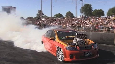 UNLOAD Liqui Moly Burnout Masters Eliminations Summernats 27