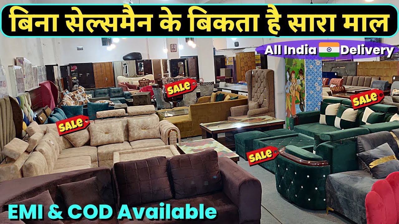Cheapest Furniture Market in Delhi Diwali Offers on Sofa sets, Double