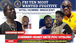 Guerrier Henri Deplimen CNN Pou Interview Yo Fè Ak Vitelom Nan, Gang Yo Sanble AP Travay Pou USA