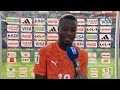 N. Pépé au micro d’Yves Boris après la qualification des éléphants en 16e de Finale