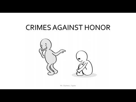 crimes against honor