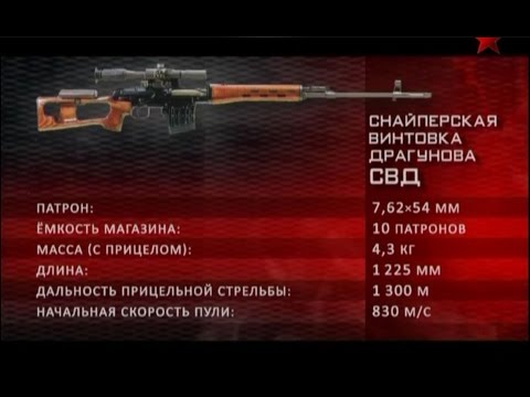 Отечественное стрелковое оружие. Снайперское оружие.