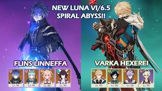 New 6.5 Spiral Abyss Flins Linneffa & Varka Hexerei Genshin Impact