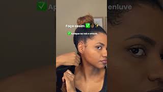 Como finalizar a raiz algodão ( inchada ou nuvem) do cabelo crespo #cabelocrespo #curlyhair #cachos