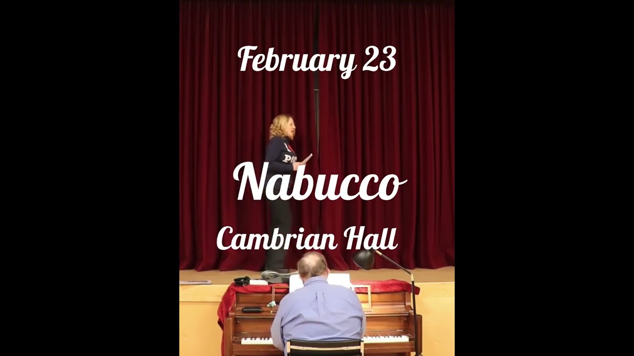 Opera Pro Cantanti performs Nabucco on February 23
