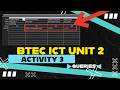 BTEC ICT Level 3 Unit 2 | Activity 3a Simple Query (Summer 2024)