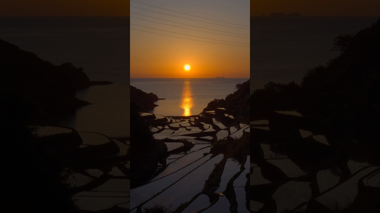 Japan’s Most Beautiful Sunset from the Rice Terraces