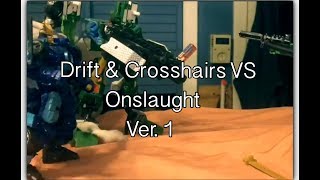 Drift &amp; Crosshairs Versus Onslaught (TEST) - Transformers The Last Knight Stop Motion