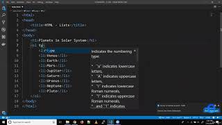 Section 1  HTML5   Basics to Advanced, Lecture 7  HTML   Creating Ordered and Unordered Lists