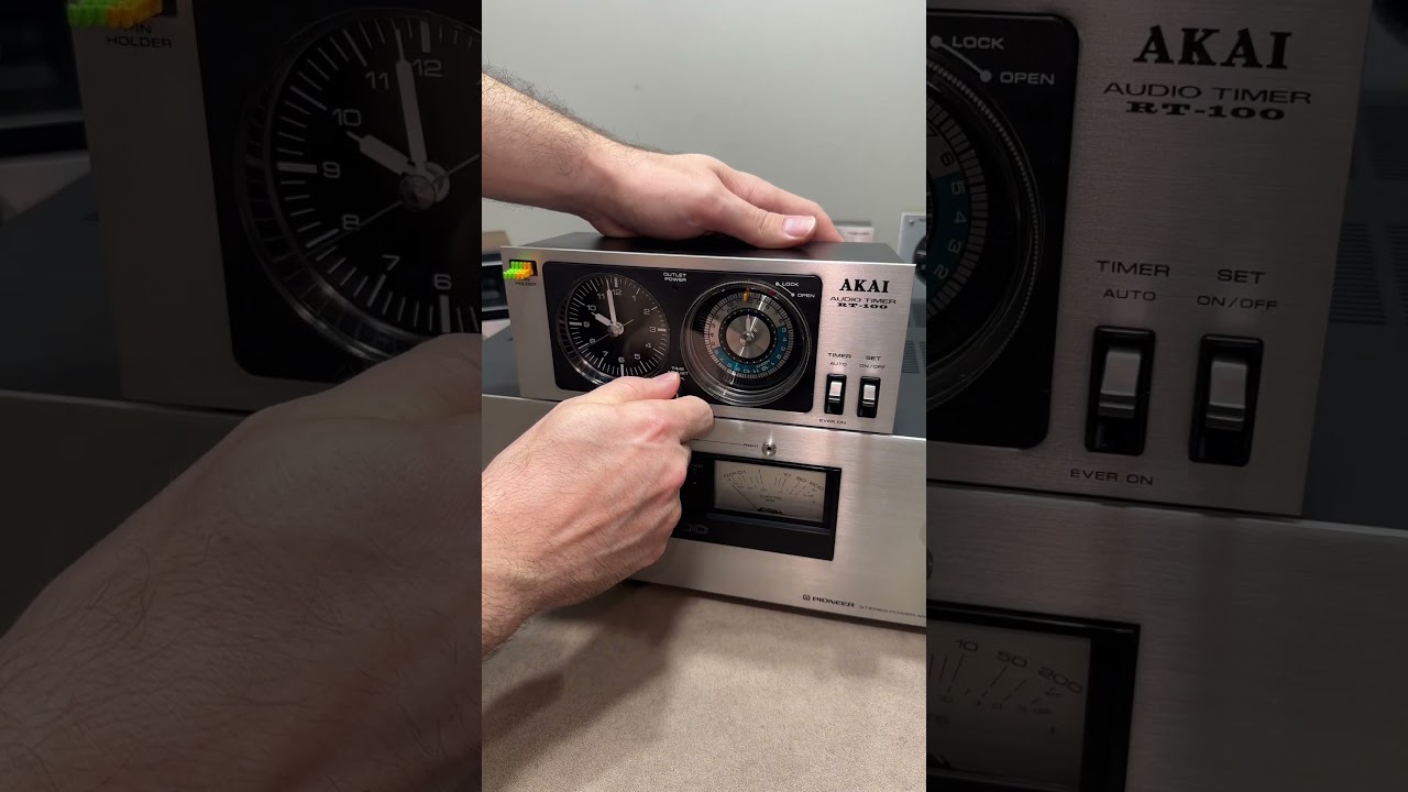 Vintage 1970s AKAI RT-100 AUDIO TIMER #amplifier #vintage