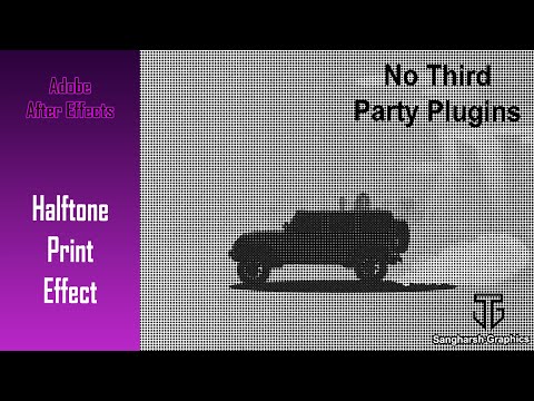 #Day 91/100 Halftone Print Effect | Adobe After Effects Tutorial | No Third Party Plugins