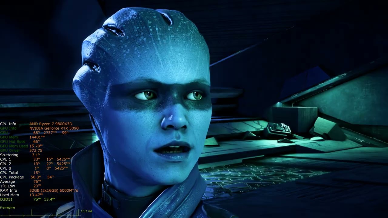 Mass Effect Andromeda 2025 4k x2 %200 scaling gameplay